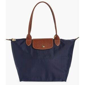 Small Le Pliage Nylon Shoulder Tote Longchamp